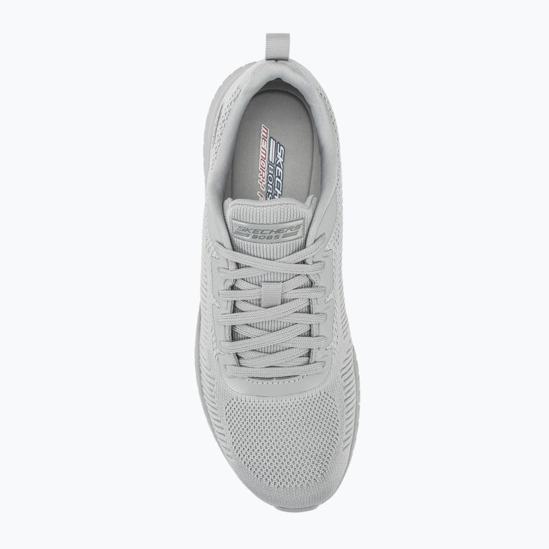 Dámské boty  SKECHERS Bobs Squad Chaos Face Off light gray 6