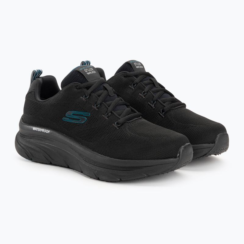 SKECHERS pánské boty D'Lux Walker Get Oasis black/teal 4