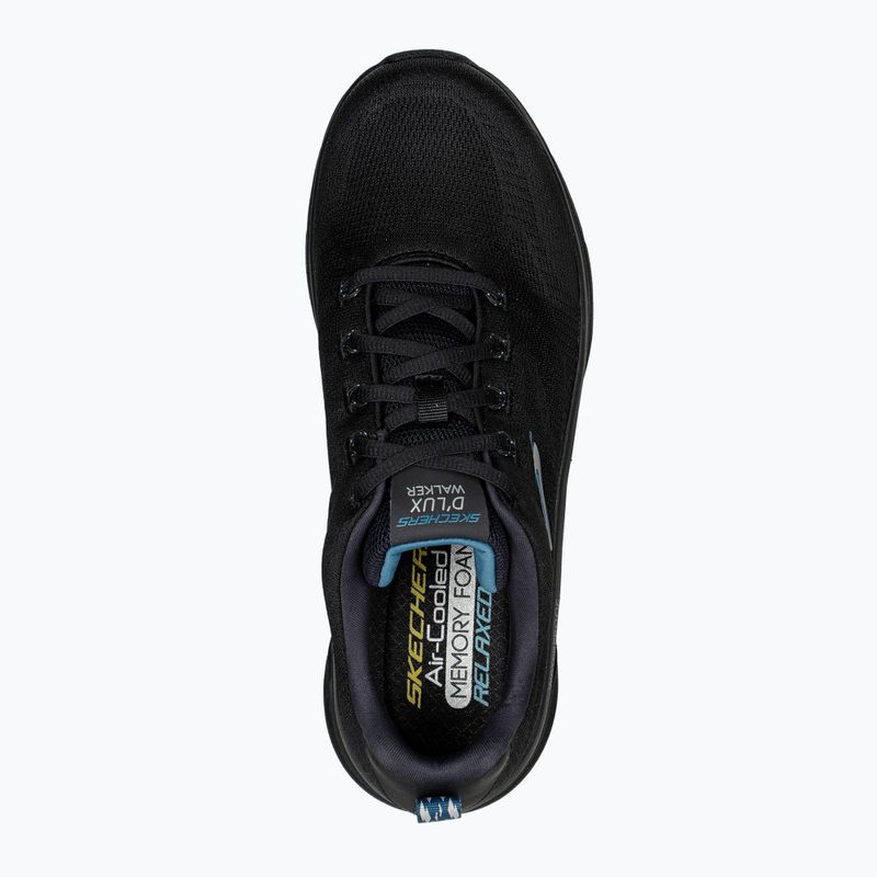 SKECHERS pánské boty D'Lux Walker Get Oasis black/teal 9