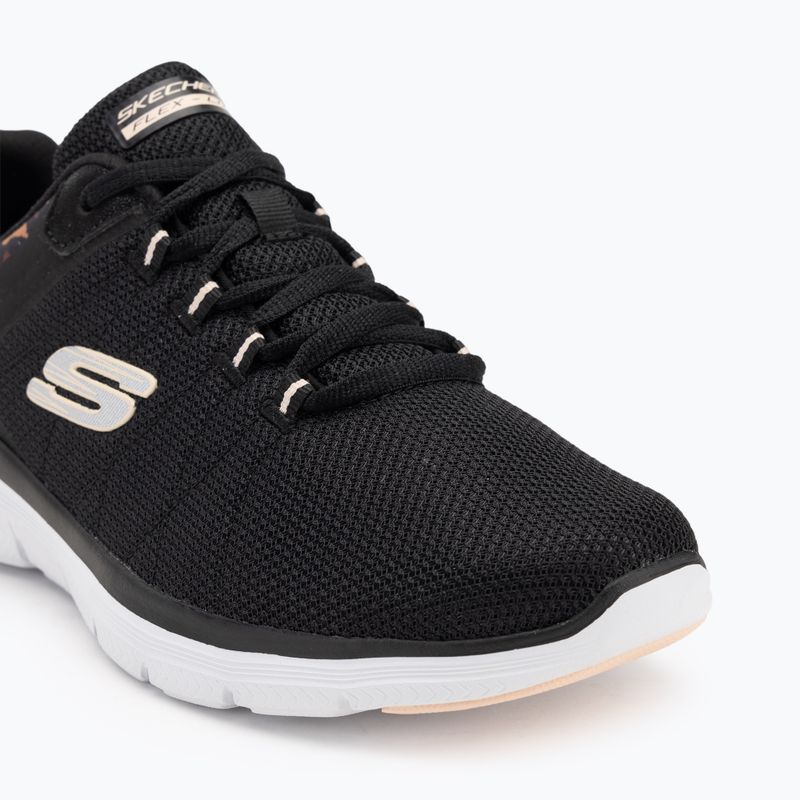 Dámské boty SKECHERS Flex Appeal 4.0 Wild Ballad black/leopard 7