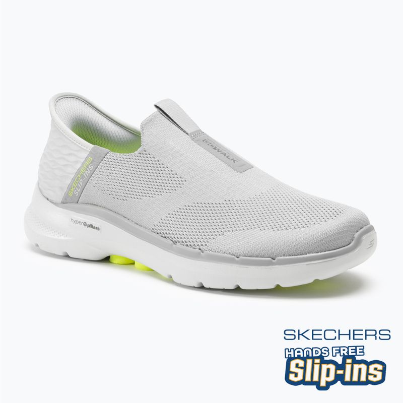 Pánské boty  SKECHERS Slip-ins Go Walk 6 Easy On grey/grey/green