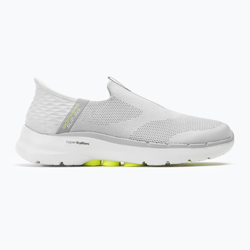 Pánské boty  SKECHERS Slip-ins Go Walk 6 Easy On grey/grey/green 2