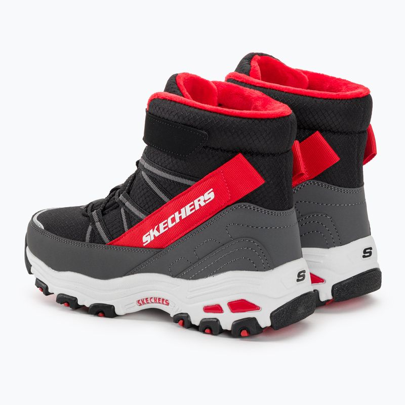 Dětské trekové boty SKECHERS D'Lites černá/červená 3