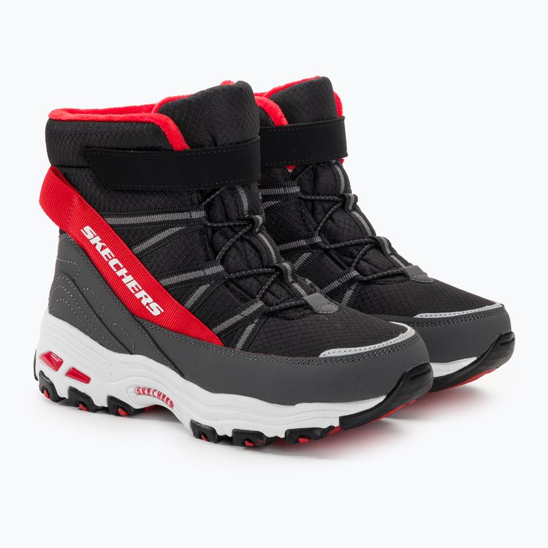 Dětské trekové boty SKECHERS D'Lites černá/červená 4