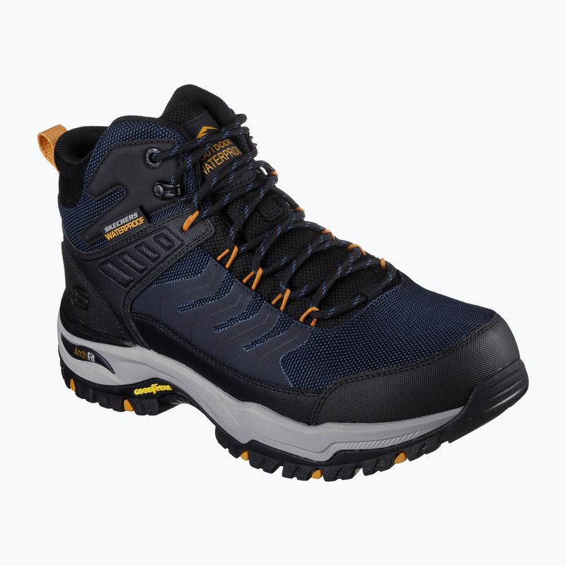 SKECHERS Arch Fit Dawson Raveno navy/black pánské trekové boty 7