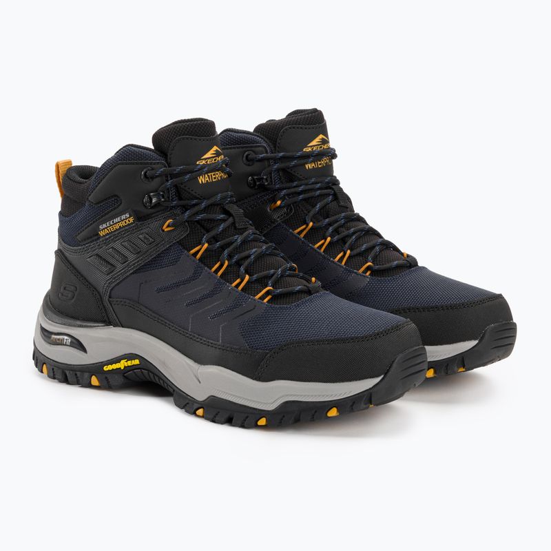 SKECHERS Arch Fit Dawson Raveno navy/black pánské trekové boty 4
