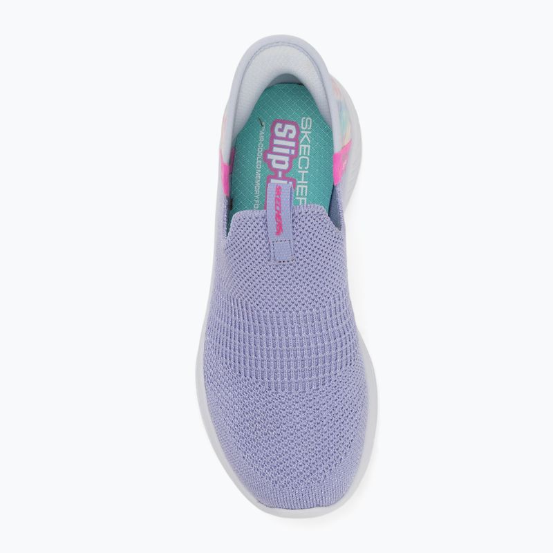 Dětské boty SKECHERS Slip-Ins Ultra Flex 3.0 lavender/multi 5