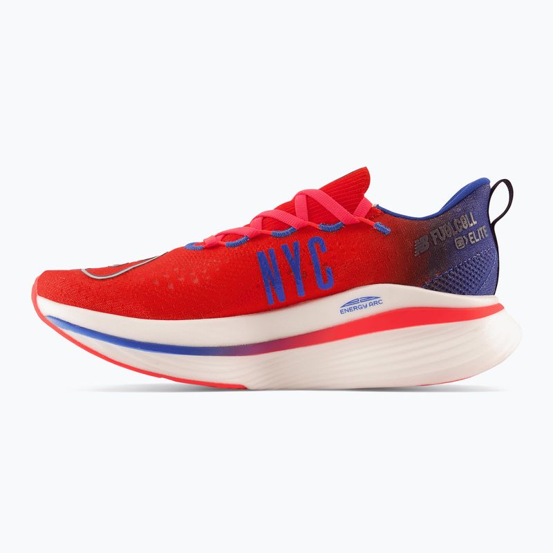 Pánské běžecké boty New Balance TCS New York City Marathon FuelCell SC Elite V3 červene NBMRCELNY3 3