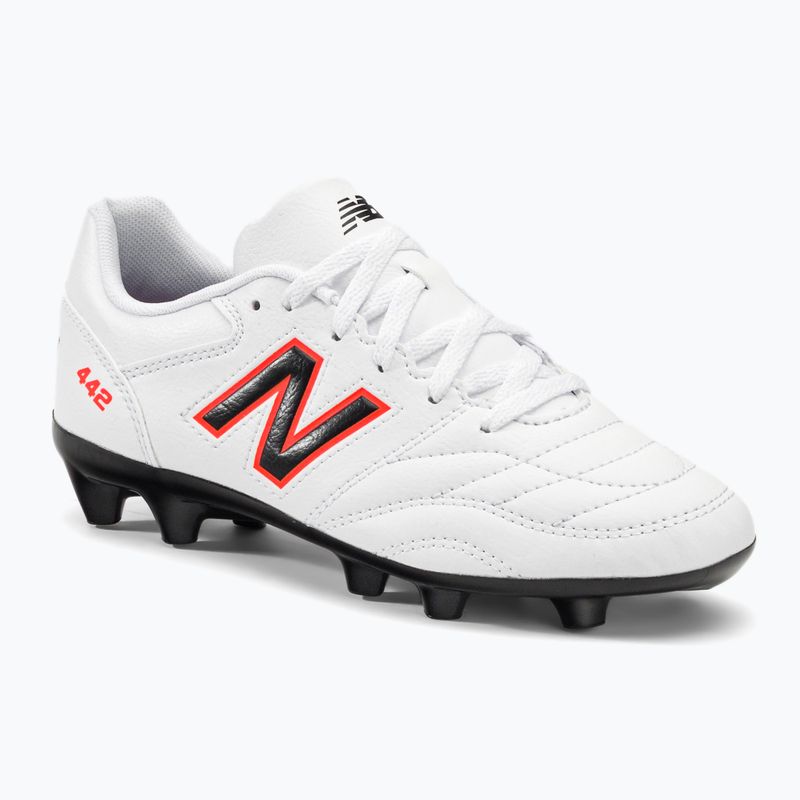 New Balance 442 V2 Academy FG dětské kopačky bílé JS43FWD2.M.035