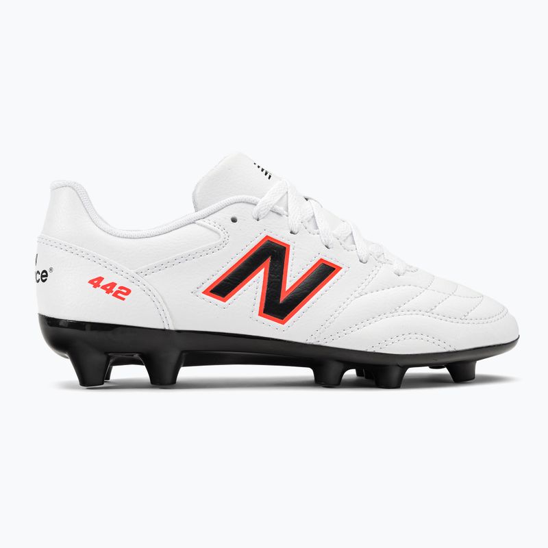 New Balance 442 V2 Academy FG dětské kopačky bílé JS43FWD2.M.035 2
