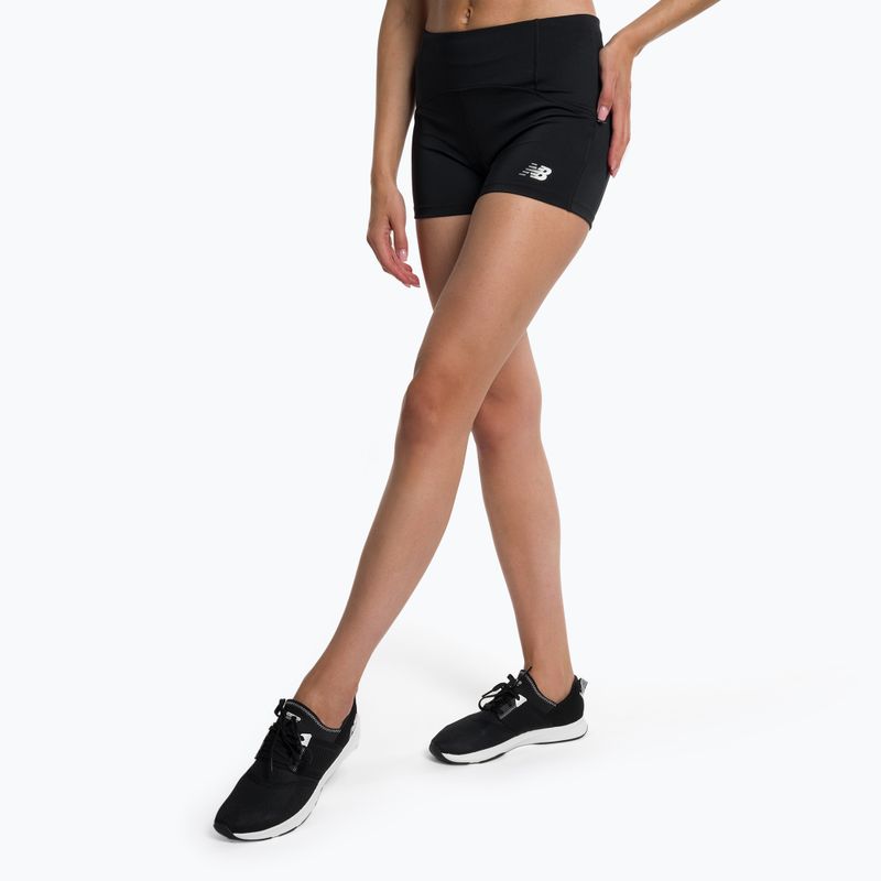 Dámské běžecké šortky New Balance Accelerate Pacer 3,5" černé WS31243BK