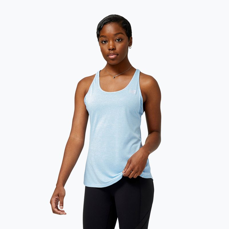 Dámské běžecké tílko New Balance Impact Run Tank modré NBWT21260