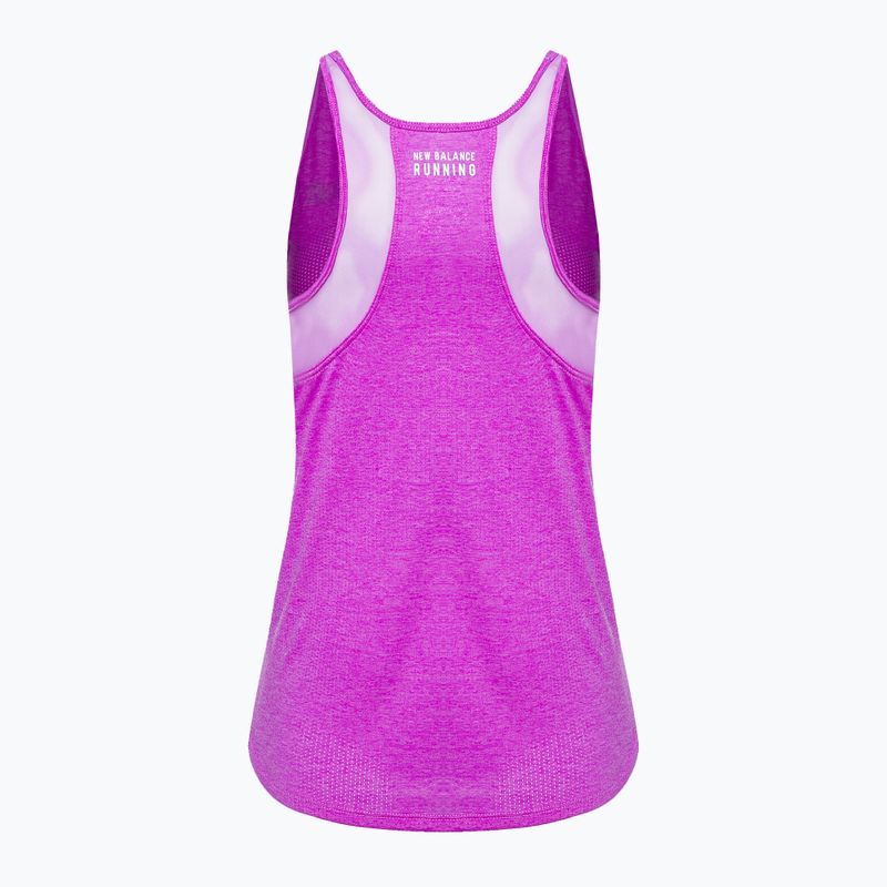 Dámské běžecké tílko New Balance Impact Run Tank purple WT21260OOR 7