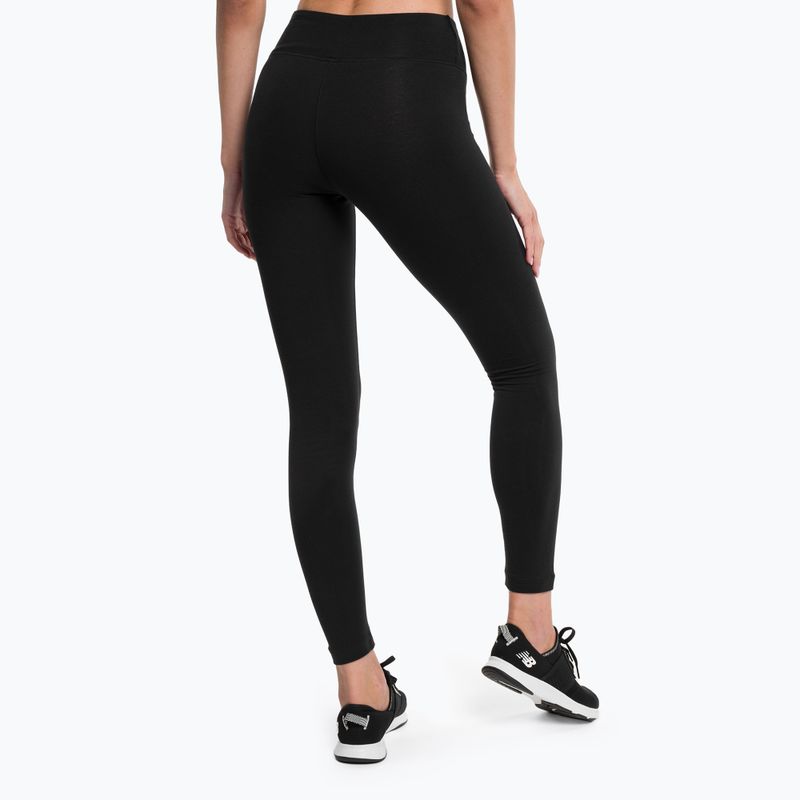 Dámské legíny New Balance Tight Essentials Stacked Logo Cotton černé NBWP31509 3