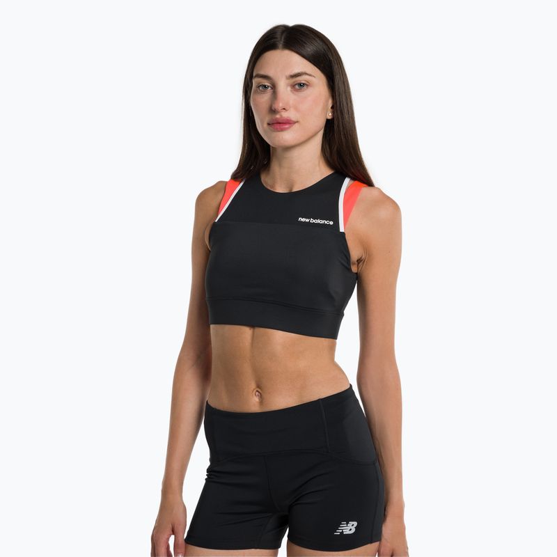 Běžecká podprsenka New Balance Shape Shield Crop černá WB21110NDF