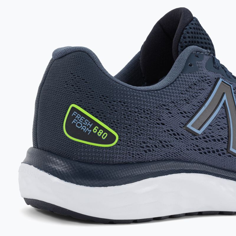 Pánské běžecké boty New Balance W680V7 tmavě modré NBM680C 8