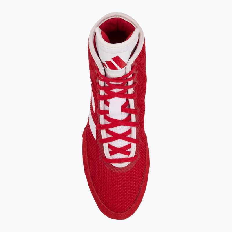 Zápasnické boty Adidas Tech Fall 2.0 Red/White 5