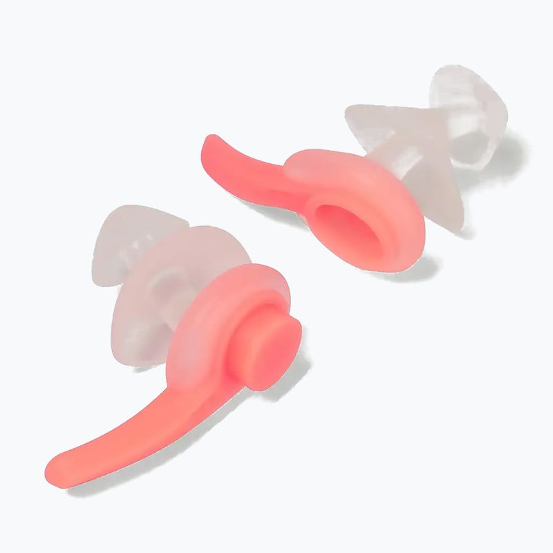 Špunty do uší Speedo Biofuse oranžové/čiré 3