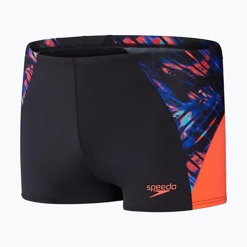 Pánské plavecké šortky Speedo ECO END+ Splice black/orange 6