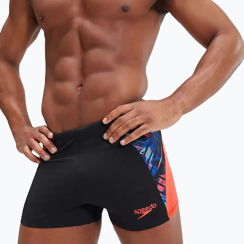 Pánské plavecké šortky Speedo ECO END+ Splice black/orange 9
