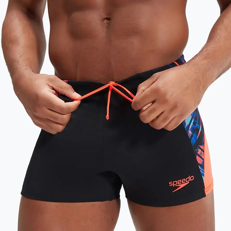 Pánské plavecké šortky Speedo ECO END+ Splice black/orange 10