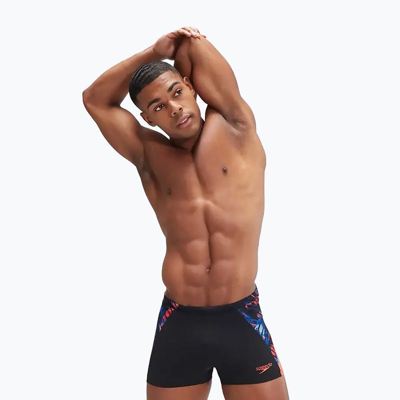Pánské plavecké šortky Speedo ECO END+ Splice black/orange 12