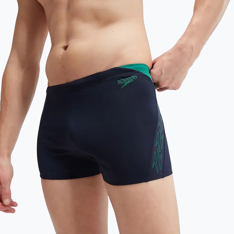 Pánské plavecké boxerky Speedo Hyper Boom Splice navy/green 7