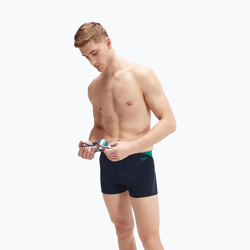 Pánské plavecké boxerky Speedo Hyper Boom Splice navy/green 9