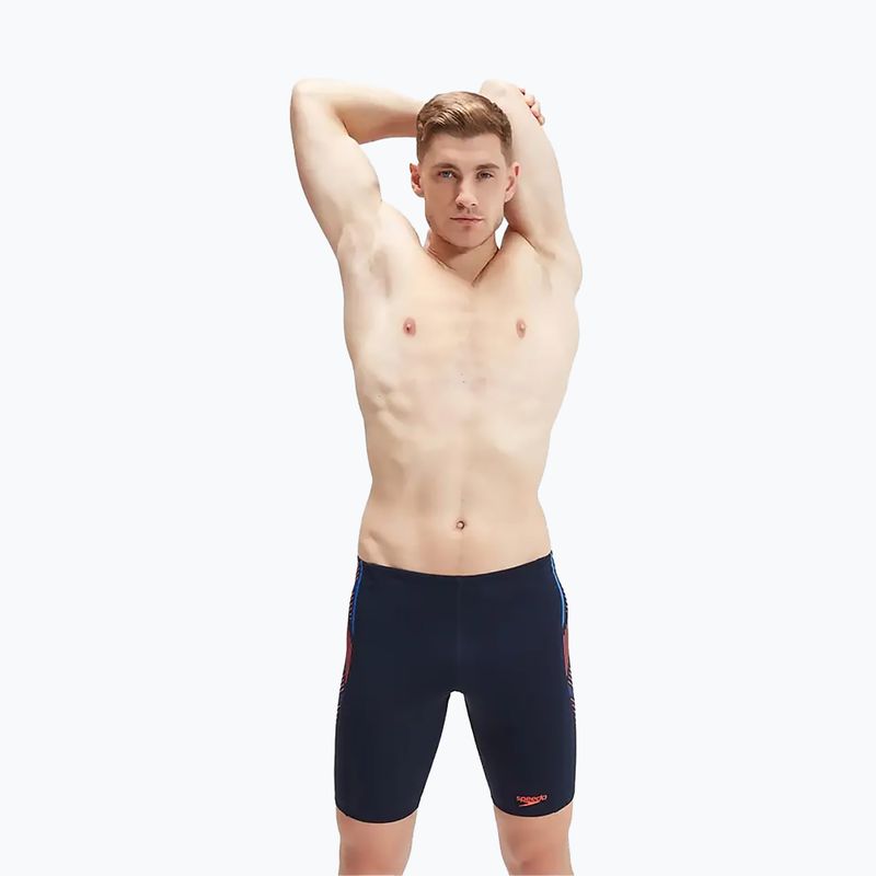 Pánské plavky Speedo Tech Panel navy/orange 8