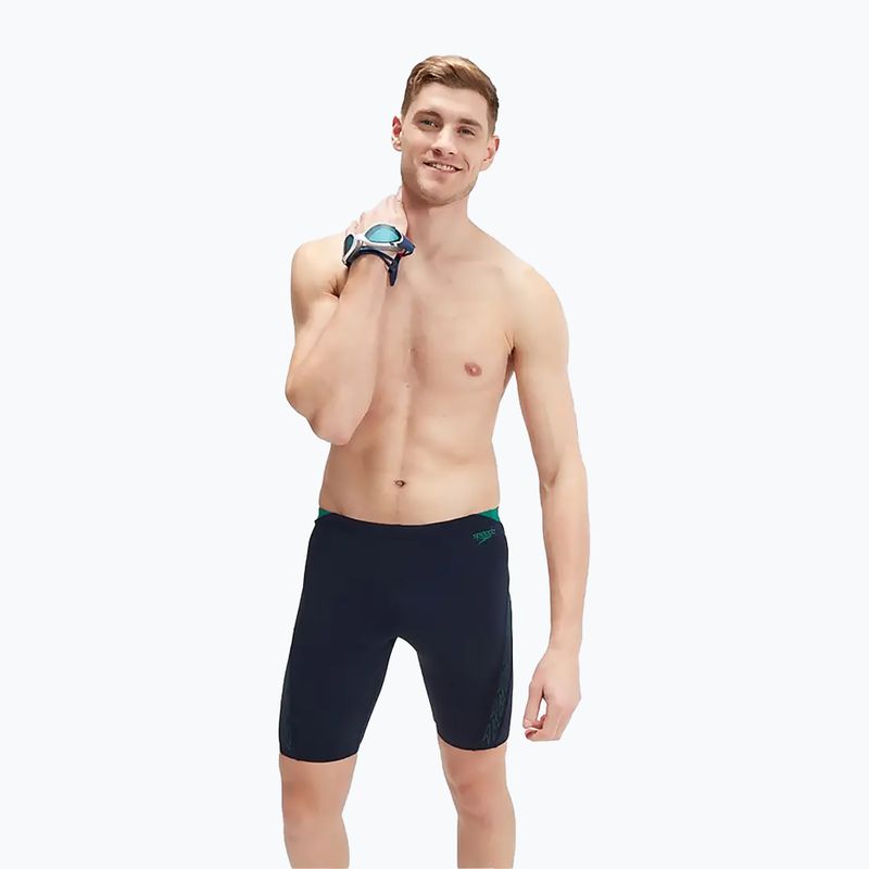 Pánské plavky Speedo Hyper Boom Splice navy/green 12