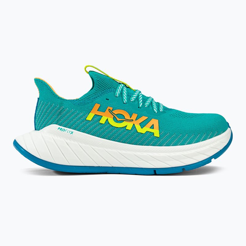 Dámská běžecká obuv HOKA Carbon X 3 blue-yellow 1123193-CEPR 2