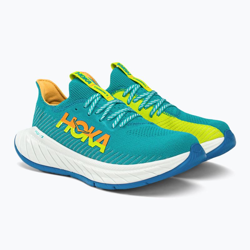 Dámská běžecká obuv HOKA Carbon X 3 blue-yellow 1123193-CEPR 6