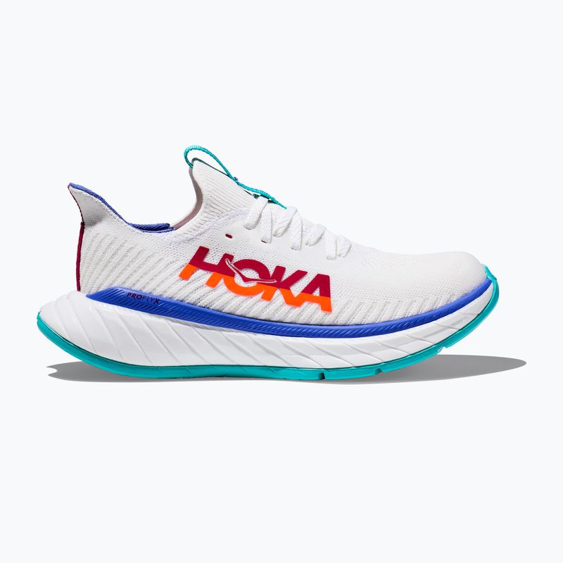 Pánské běžecké botyHOKA Carbon X 3 white/flame 8