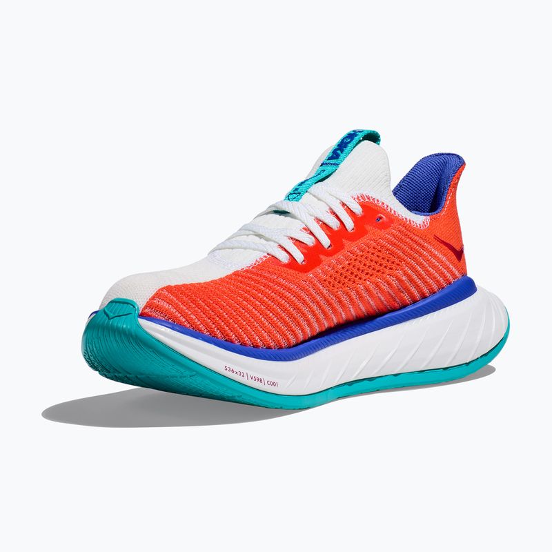 Pánské běžecké botyHOKA Carbon X 3 white/flame 10