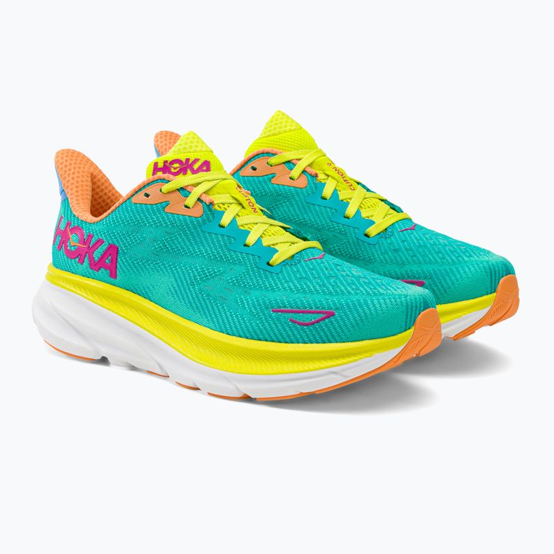Pánské běžecké boty HOKA Clifton 9 green 1127895-CEPR 4
