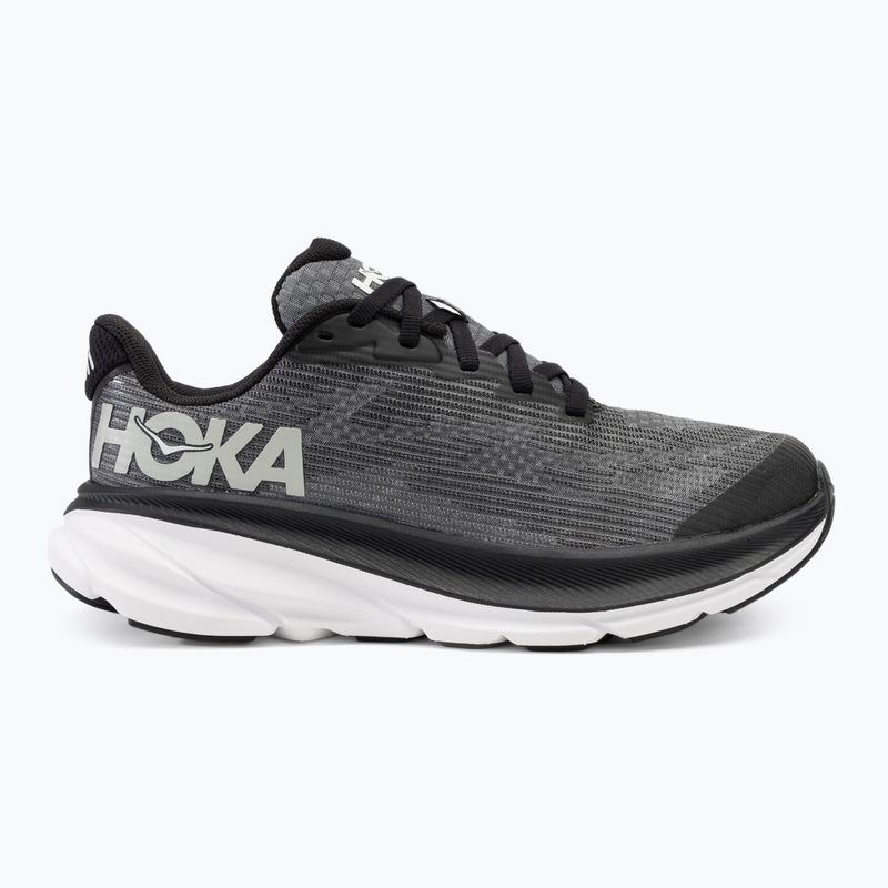 Dětská běžecké boty HOKA Clifton 9 black/white 2