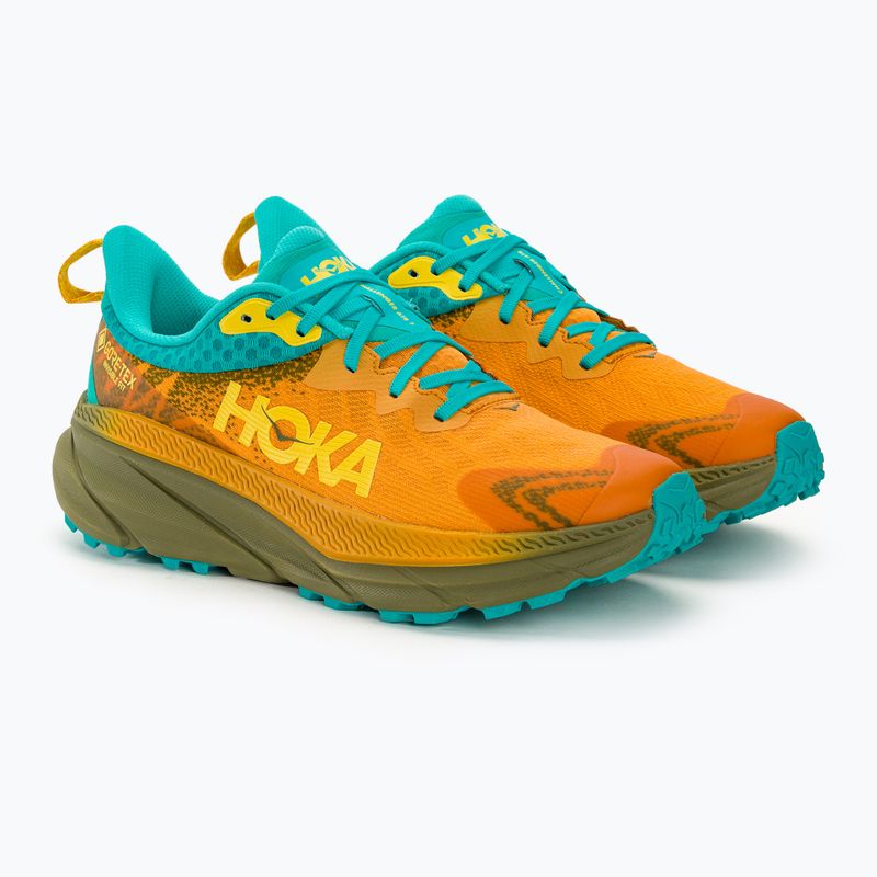Pánské běžecké boty   HOKA Challenger ATR 7 GTX golden yellow/avocado 4
