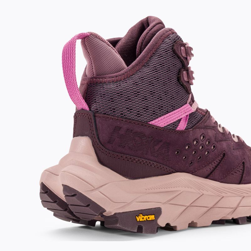 Dámská treková obuv HOKA Anacapa Breeze Mid raisin/pale mauve 11