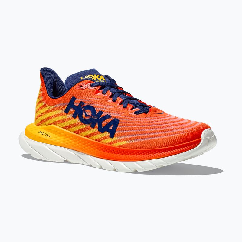 Pánská běžecká obuv HOKA Mach 5 flame/dandelion 7