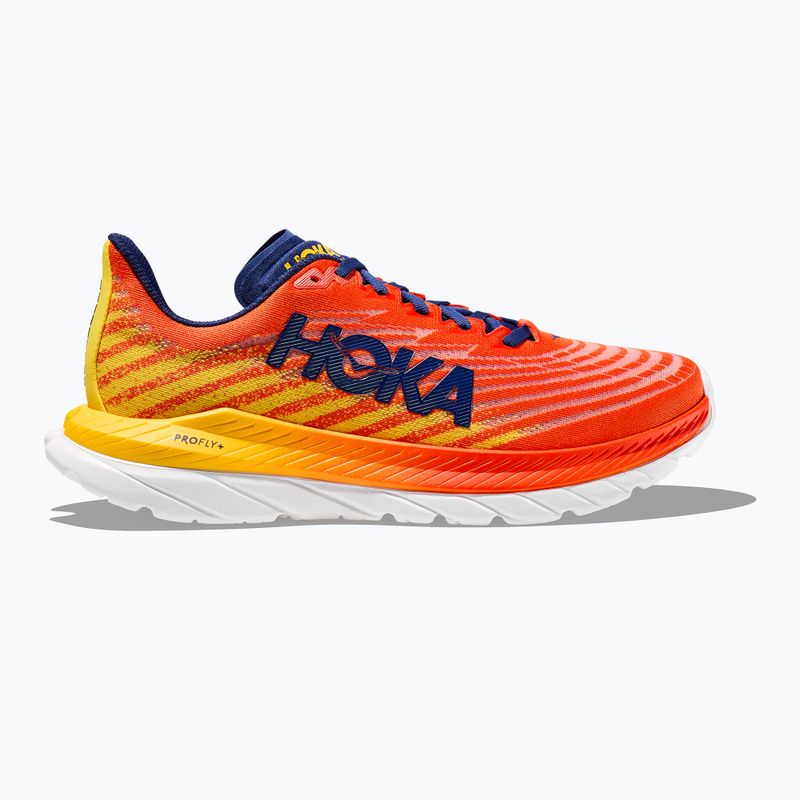 Pánská běžecká obuv HOKA Mach 5 flame/dandelion 8