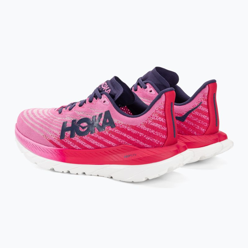 Dámské běžecké boty HOKA Mach 5 raspberry/strawberry 3