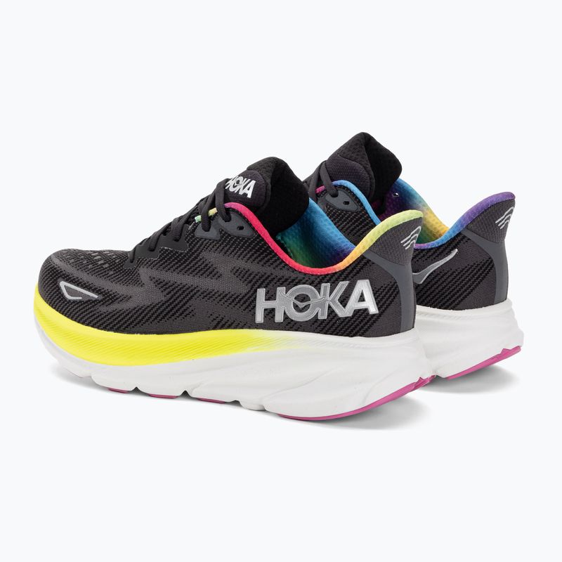Pánská běžecká obuv HOKA Clifton 9 black/all aboard 3