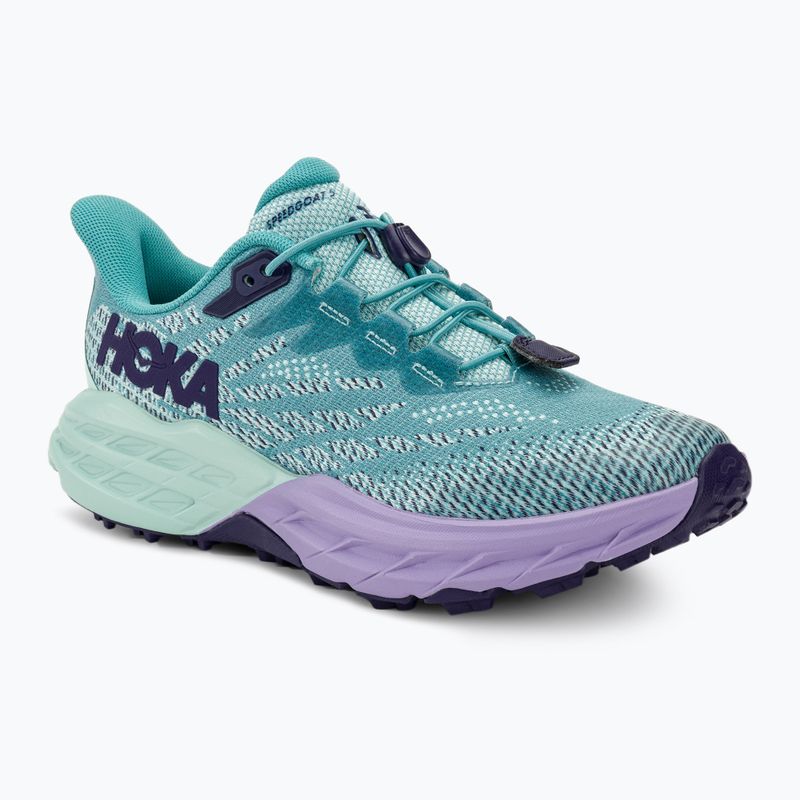 Dětské běžecké boty HOKA Speedgoat 5 ocean mist/lilac mist