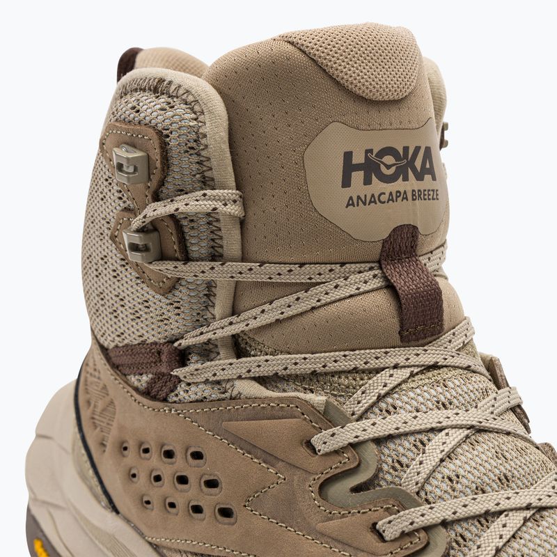 Pánské trekové boty HOKA Anacapa Breeze Mid dune/oxford tan 8