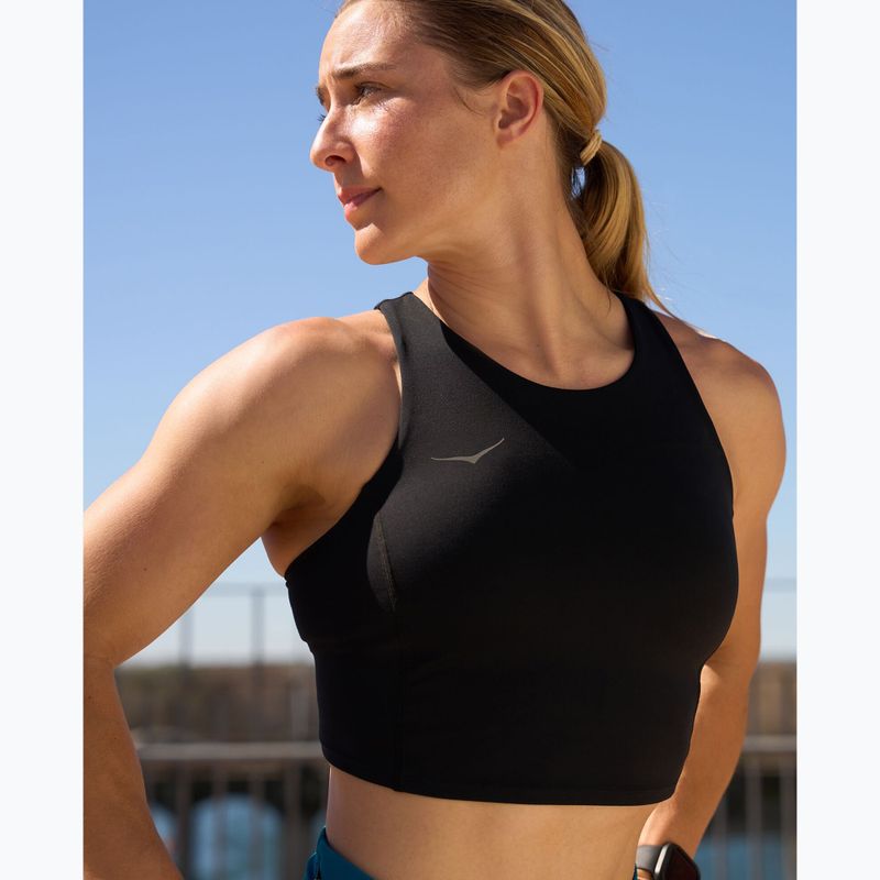 Tréninková podprsenka HOKA Elaro Crop black 5