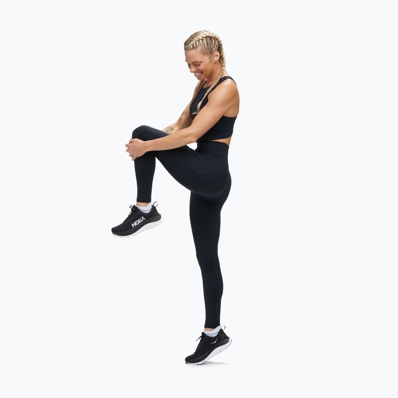 Dámské běžecké legíny HOKA Elaro Knit Tight 27" black 2
