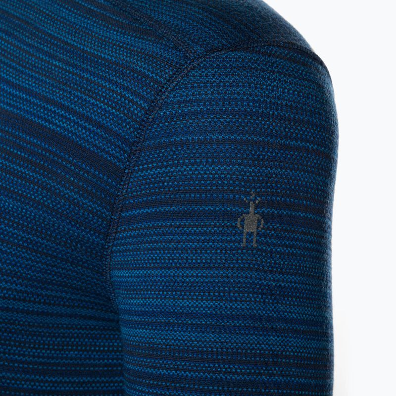 Pánská termoakční mikina Smartwool Merino 250 Baselayer Crew Boxed deep navy color shift 5