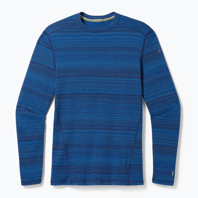 Pánská termoakční mikina Smartwool Merino 250 Baselayer Crew Boxed deep navy color shift 6
