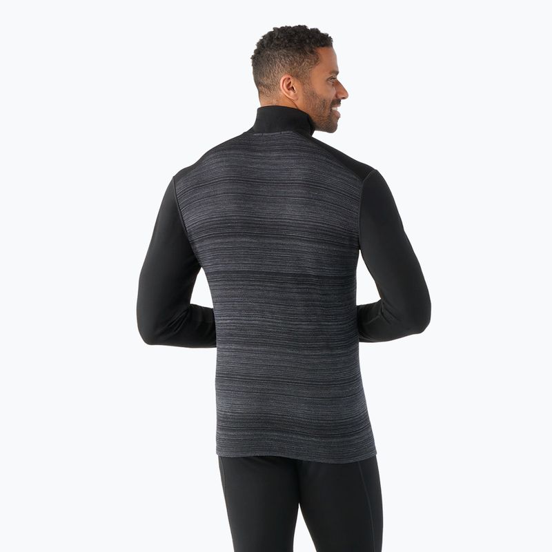 Pánská termoakční mikina Smartwool Merino 250 Baselayer 1/4 Zip Boxed black color shift 2