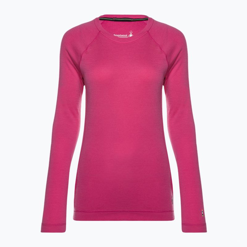 Dámské termo tričko Smartwool Merino 250 Baselayer Crew boxed power pink 3